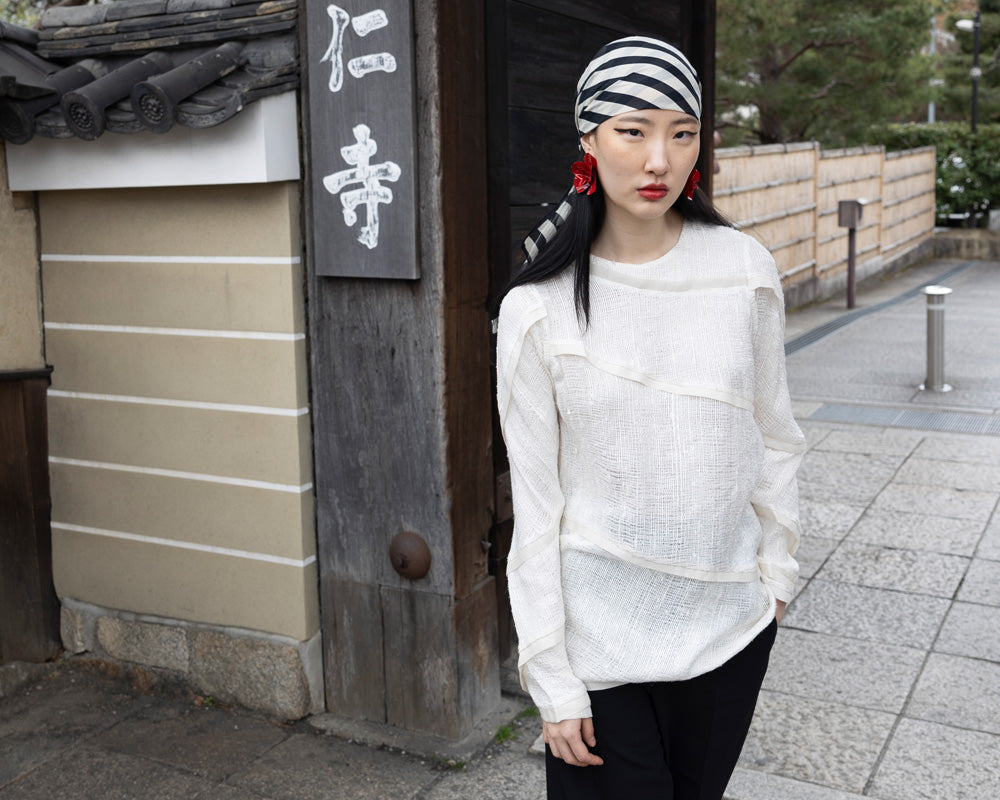 Long sleeved blouse