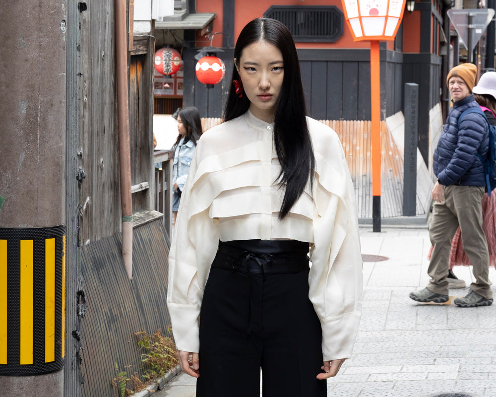 Long sleeved blouse