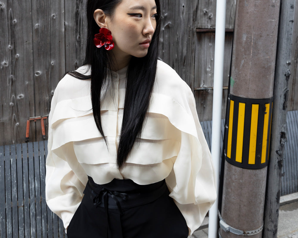 Long sleeved blouse